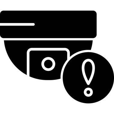 Bir kamera simgesinin vektör illüstrasyonu