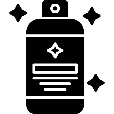 şişe simgesi, basit vektör illüstrasyonu