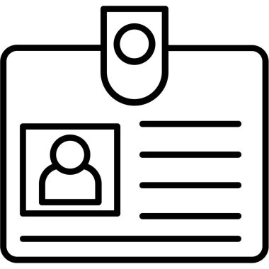 İnsan simgesinin vektör illüstrasyonu