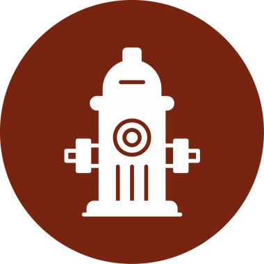 Bir gaz tankı simgesinin vektör çizimi