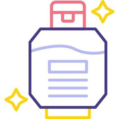 Bir belge simgesinin vektör illüstrasyonu