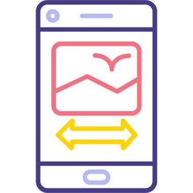 Web tasarımı ve mobil ikon vektör illüstrasyonu