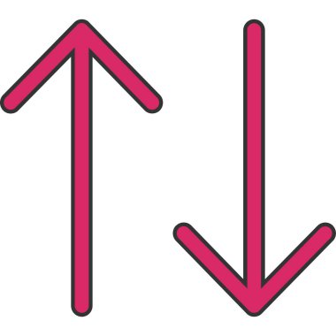 ok simge seti. vektör çizim