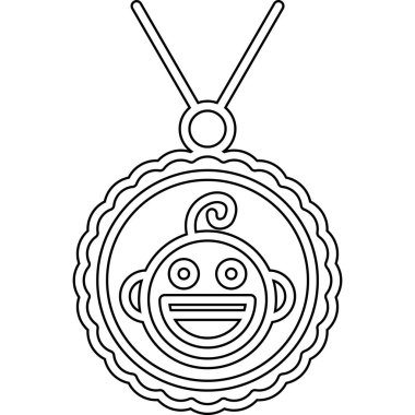 beyaz arkaplanda izole edilmiş top çizgi filmi olan maymun