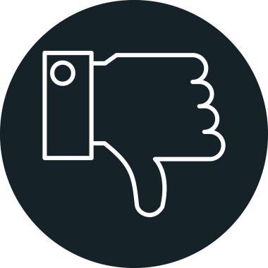 aşağıdaki simge vektör illüstrasyonunu parmakla