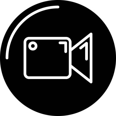 Kayıt sembollü kamera simgesi