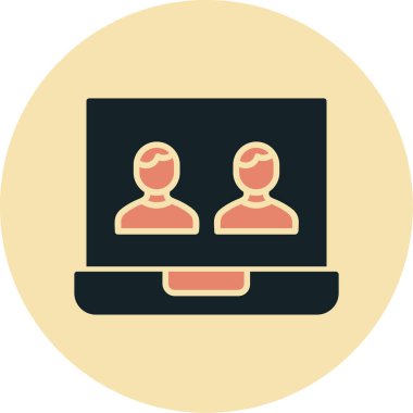 İnsan simgesinin vektör illüstrasyonu