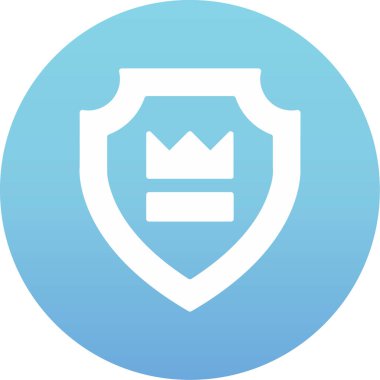 taç vektör simgesi modern basit illüstrasyon