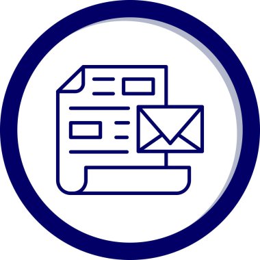 e- posta simgesi vektör illüstrasyonu