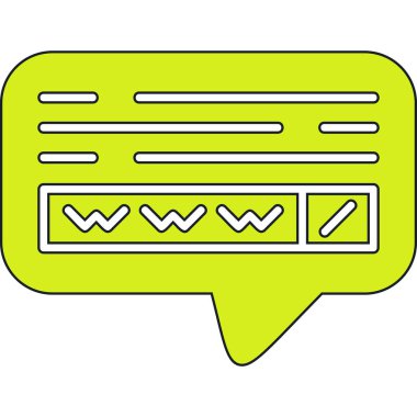 Konuşma baloncukları simge sembolü tasarımı