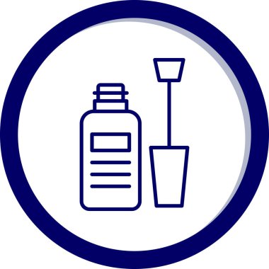 Şişe. Web simgesi basit illüstrasyon