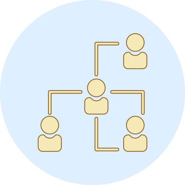 İş ve finans simgesinin vektör illüstrasyonu