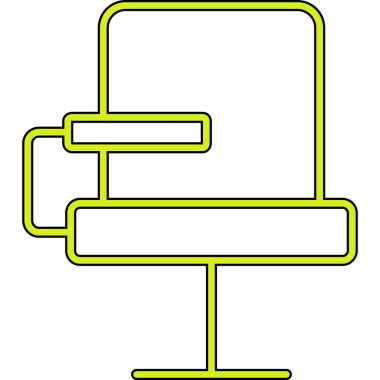 Çizgi film işaretinin vektör çizimi