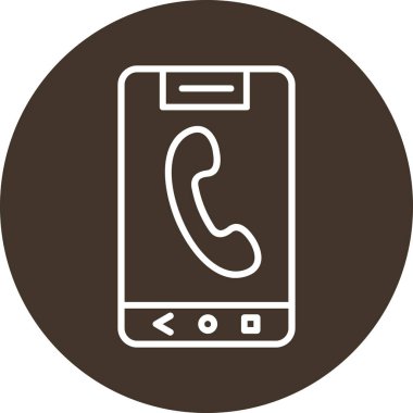 vektör telefon simgesi çizimi