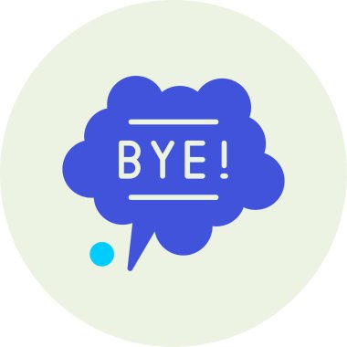 Kabarcık simgesinin vektör illüstrasyonu