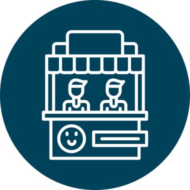 alışveriş simgesi vektör illüstrasyonu