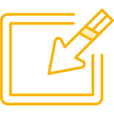 kalem simgesi vektör illüstrasyonu