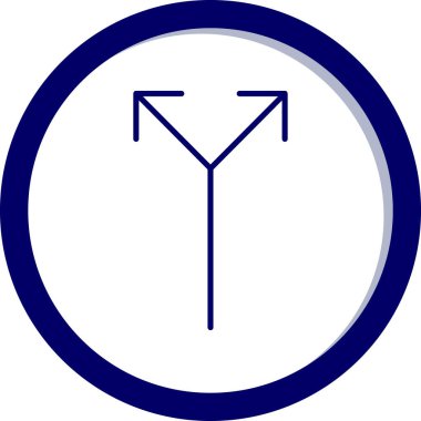 Ok. Web simgesi basit illüstrasyon