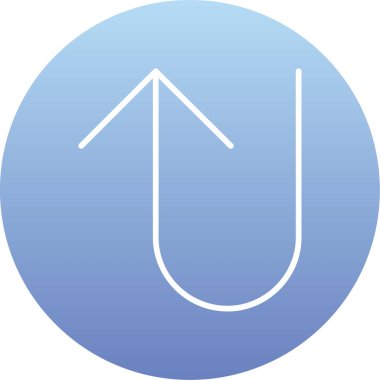 Benzersiz ok ikonu vektör illüstrasyonu