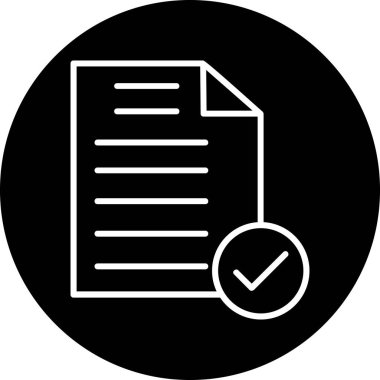 Vektör belgesi Simge illüstrasyonu