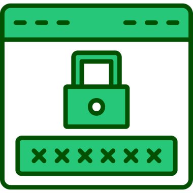 parola koruma simgesini kilitle