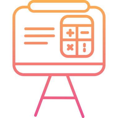 Modern simgenin vektör illüstrasyonu