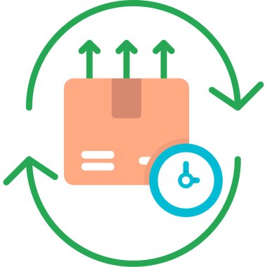 Alışveriş arabası ikon vektör illüstrasyonu