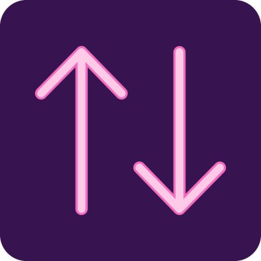 ok simgesi vektör illüstrasyonu