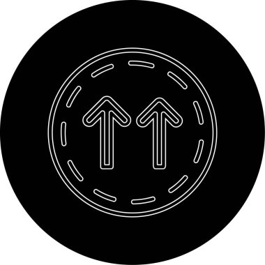 Yönlendirme Simgesi Moda Biçiminde İzole Arkaplan