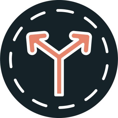 yön ikonu vektör illüstrasyonu