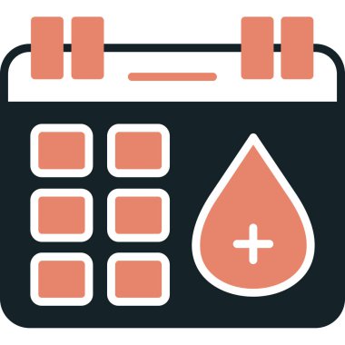 kan torbası vektör simgesi