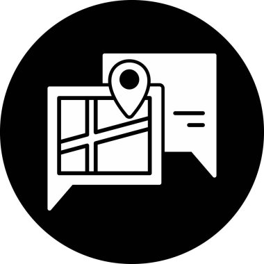 konum pin simgesi vektör illüstrasyon tasarımı