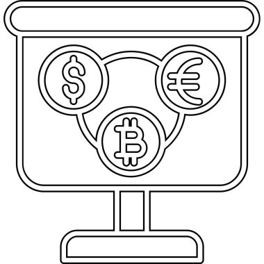 Para ATM simgesi, özet biçimi