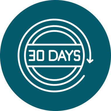 İşaret simgesi, vektör, illüstrasyon için son 10 gün