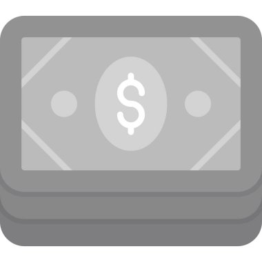 Nakit Dolar para simgesi düz stil