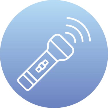 el feneri. Web simgesi basit illüstrasyon