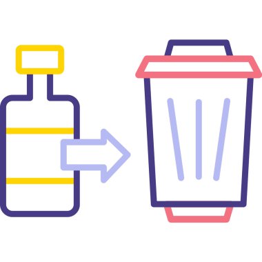 içki ikonu vektör illüstrasyonu