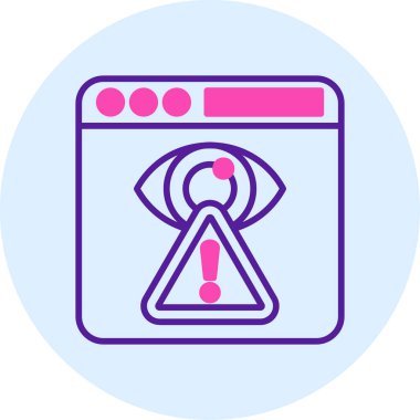 tarayıcı simgesi modern vektör illüstrasyonu