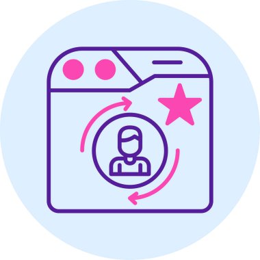 çamaşırhane ikonu vektör illüstrasyonu