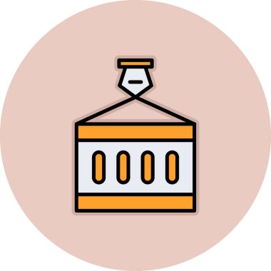 Bina. Web simgesi basit illüstrasyon