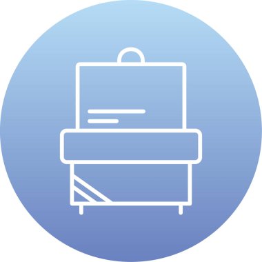 Modern b 'nin vektör illüstrasyonu eksik simgesi