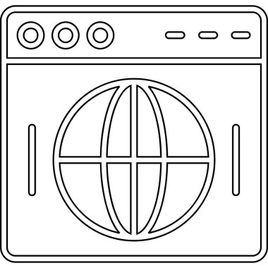 Mutfak fırını simgesi resmi