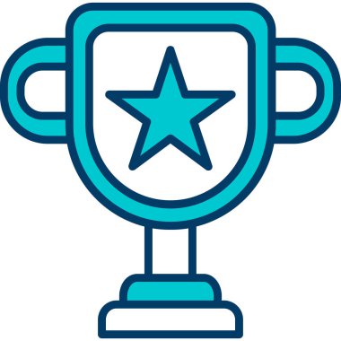 kupa simgesi vektör illüstrasyonu