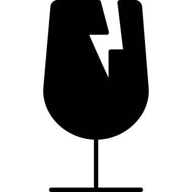 şarap cam kutsal kişilerin resmi, basit vektör çizim