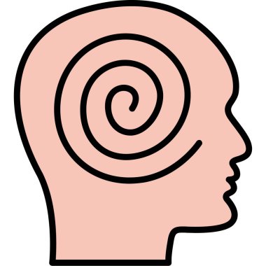 Beyaz arka planda insan kulağı, illüstrasyon, vektör..