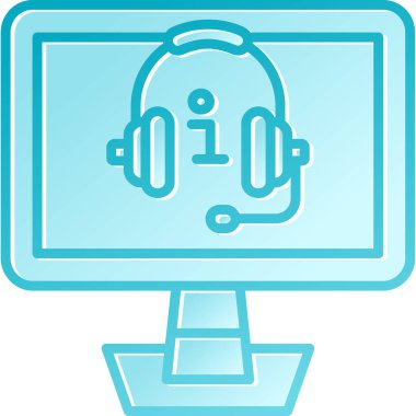 Bilgisayar simgesi. Basit resimleme