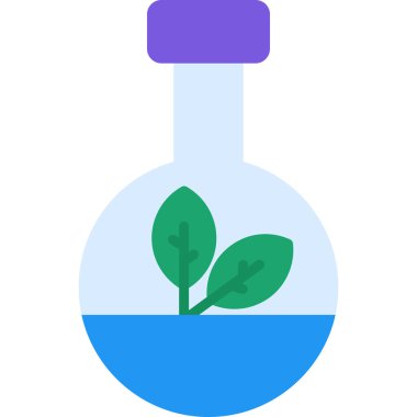 Bitki. Web simgesi basit illüstrasyon