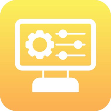 Vektör ayarı Simge illüstrasyonu