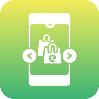 Vektör Mobil simge illüstrasyonu