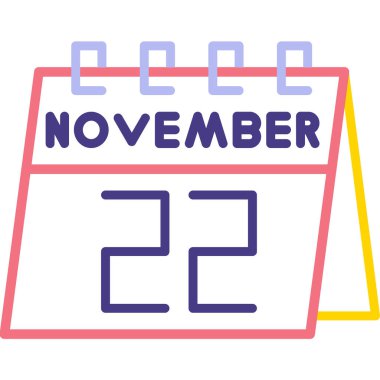 Takvim işareti simgesini, vektör çizim